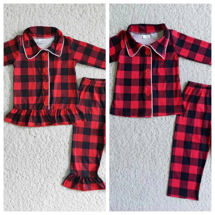 Red Plaid Pjs