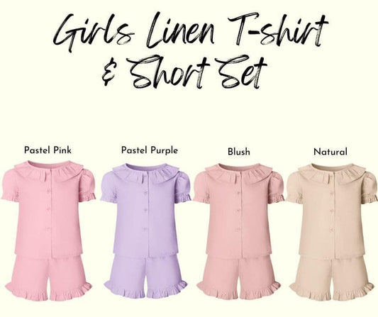 Girls linen set