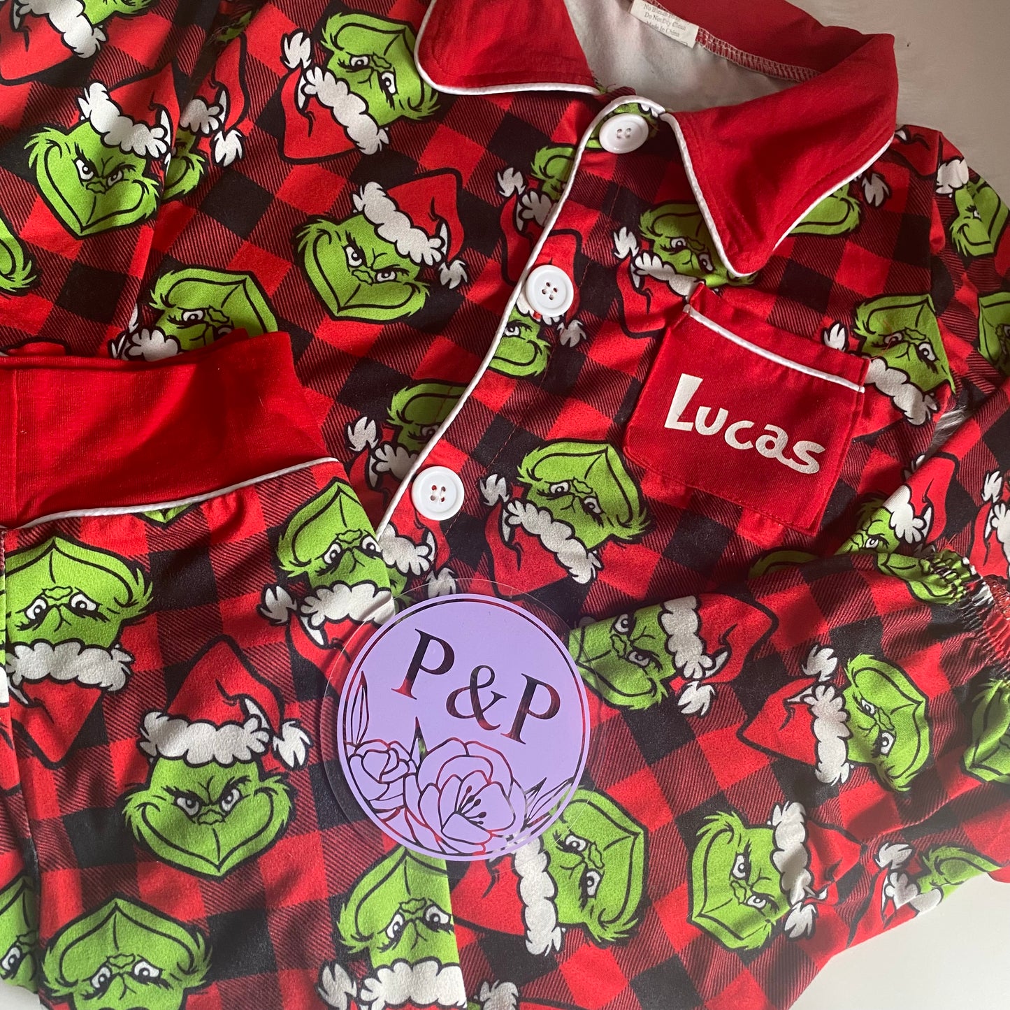 Red Grinch Pjs