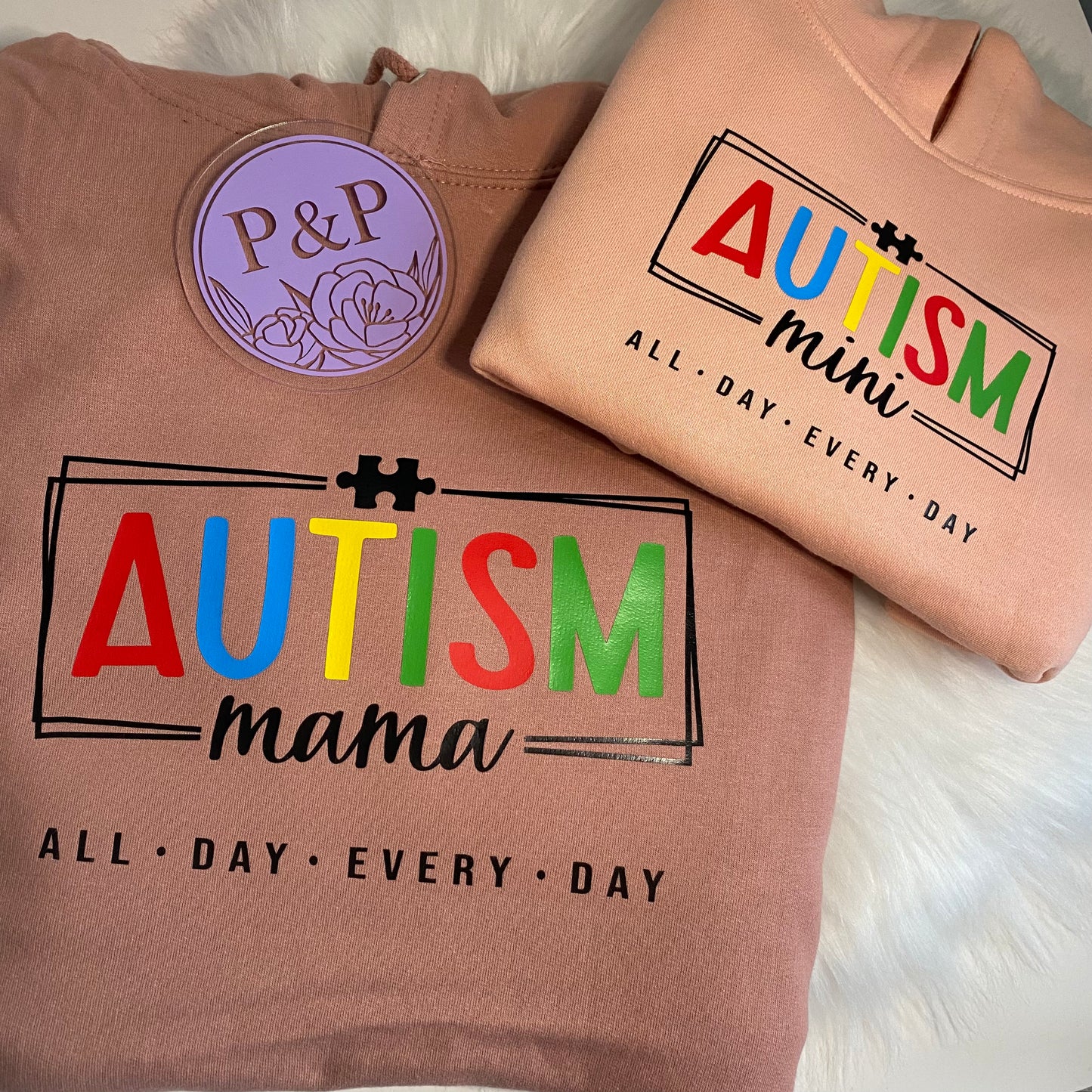 Matching autism’s hoodies