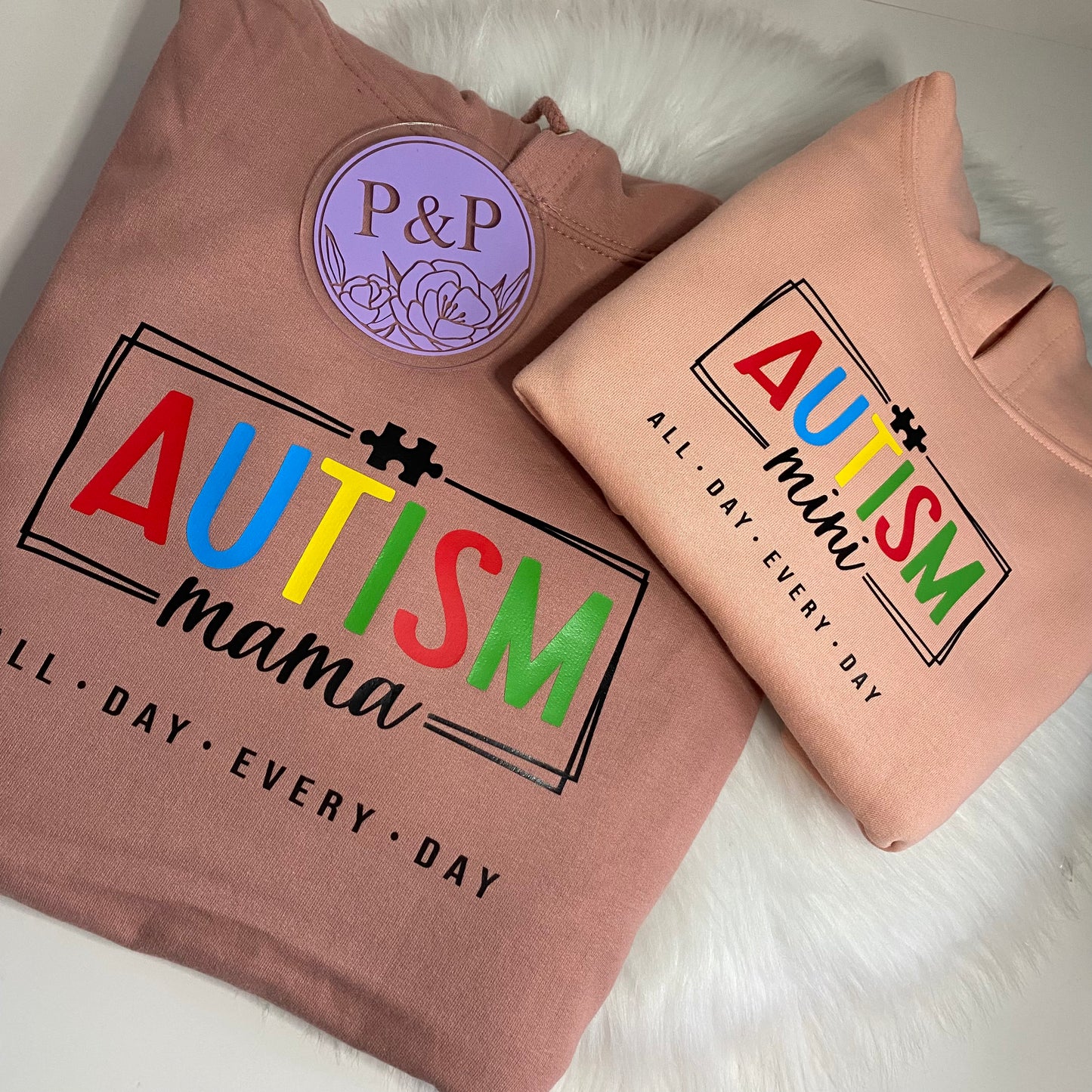 Matching autism’s hoodies