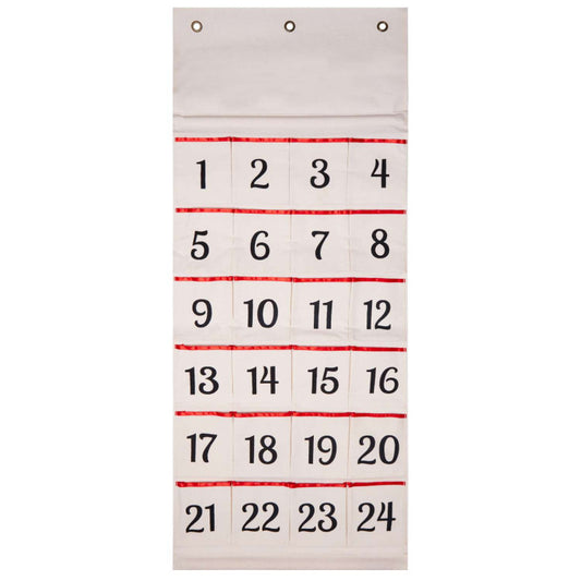 Hanging advent calendar