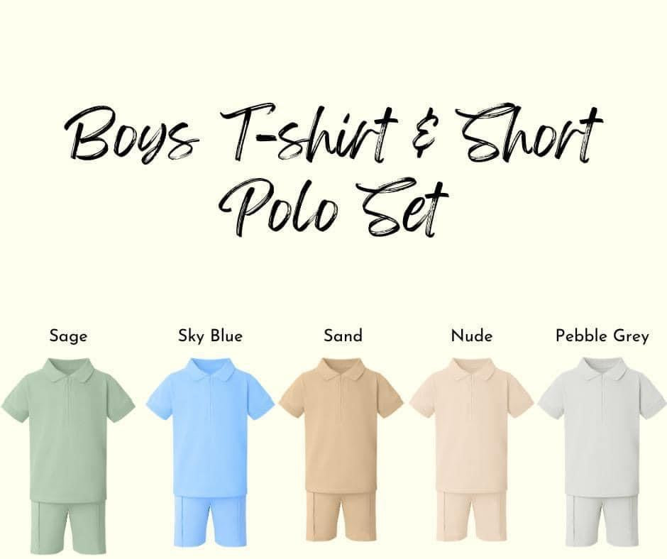 Boys polo set