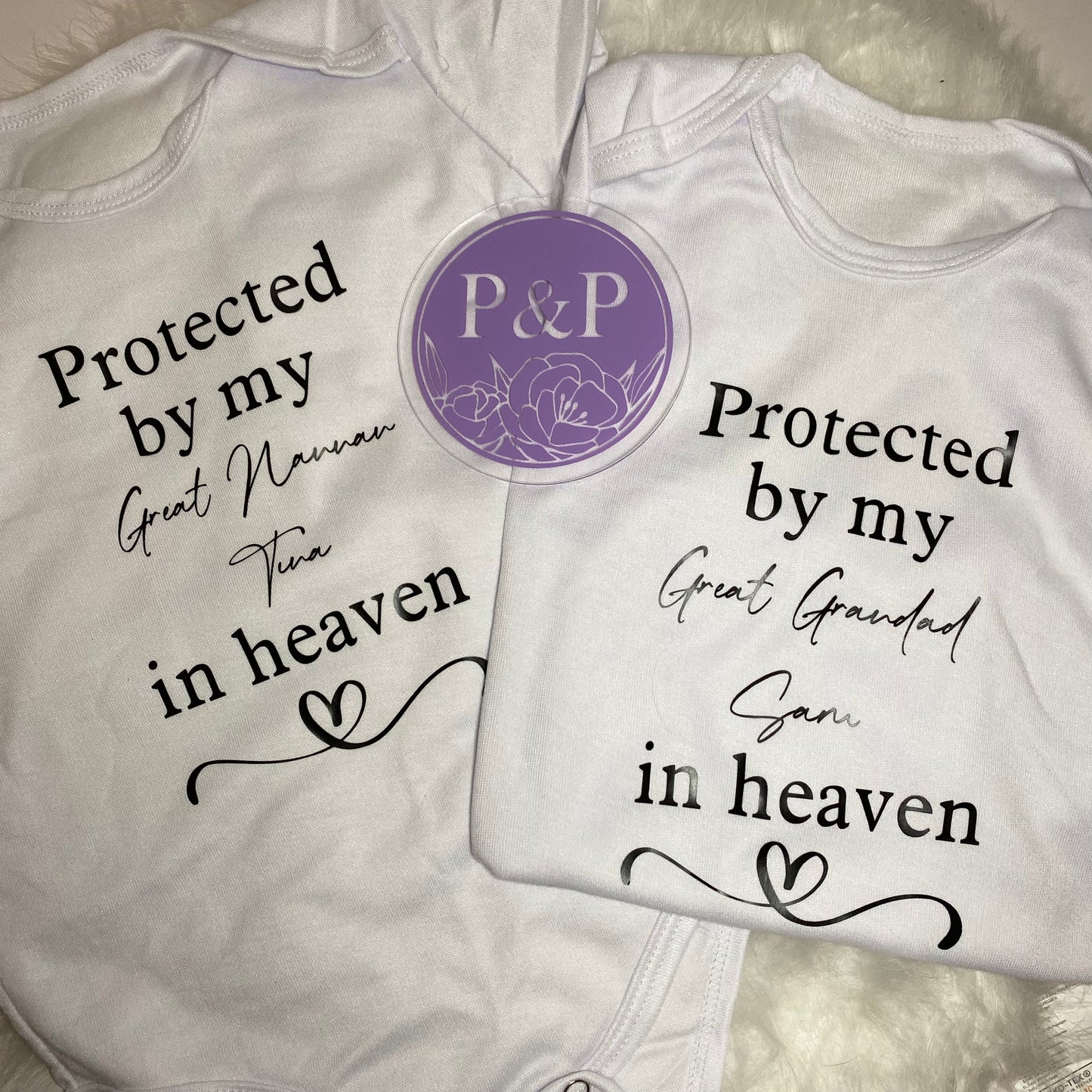 Personalised baby vest